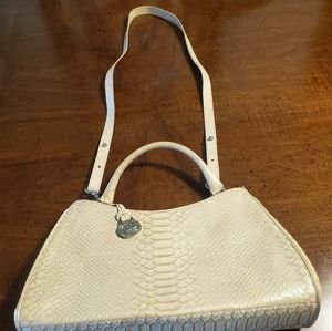 Brahmin Croc Embossed Handbag